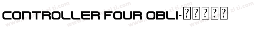 Controller Four Obli字体转换